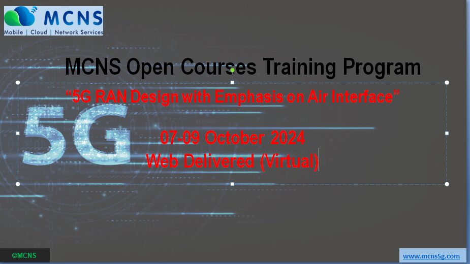MCNS OPEN TRAINING COURSE - news by MCNS